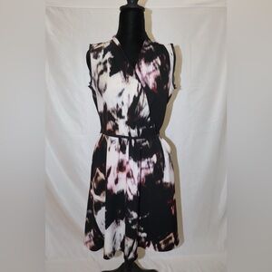 Vera Wang Cocktail Dress Women’s XS Multi Color with Pockets